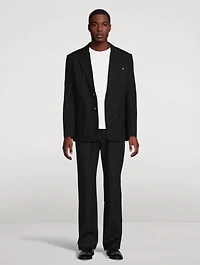 Classic Blazer With Zip Detail