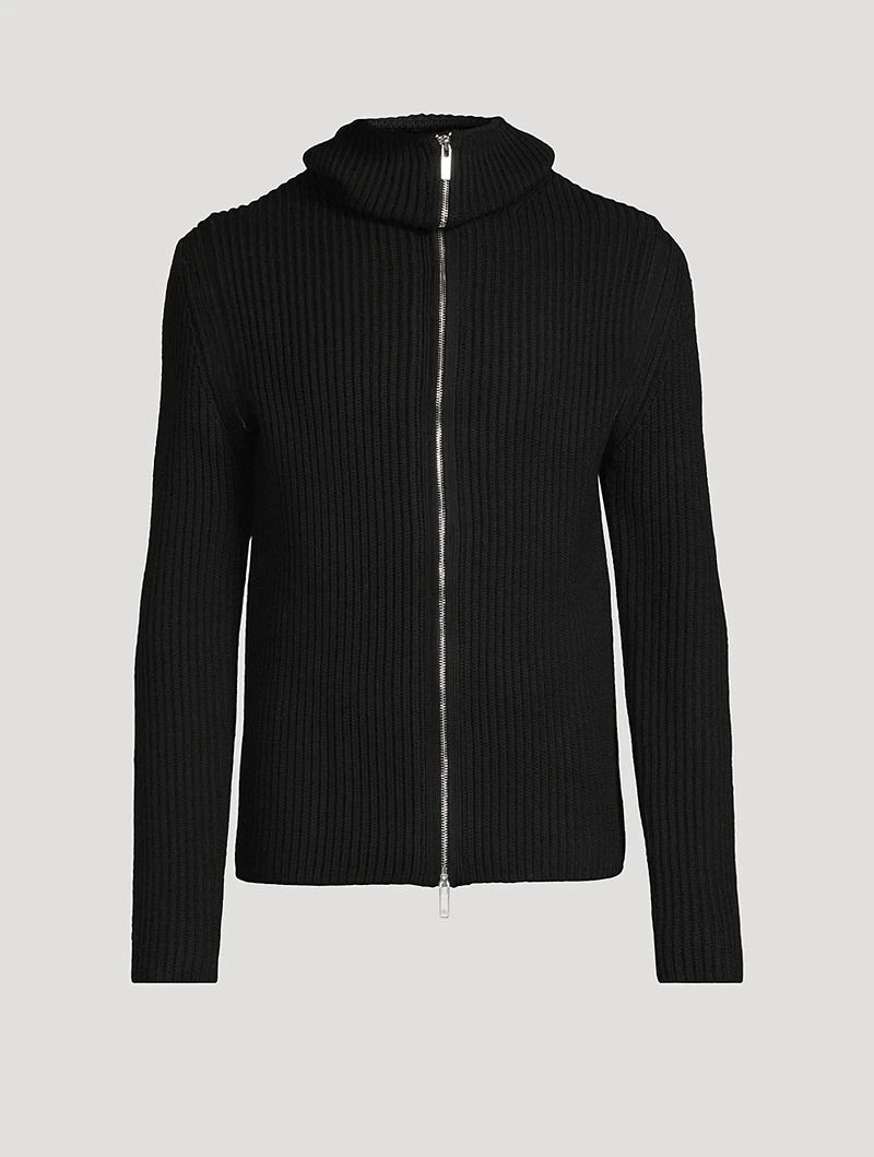 De Safety Wool Zip Sweater