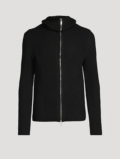 De Safety Wool Zip Sweater