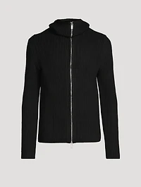 De Safety Wool Zip Sweater