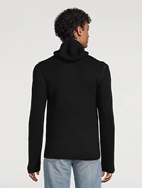 De Safety Wool Zip Sweater