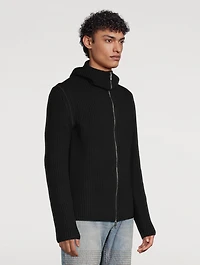 De Safety Wool Zip Sweater