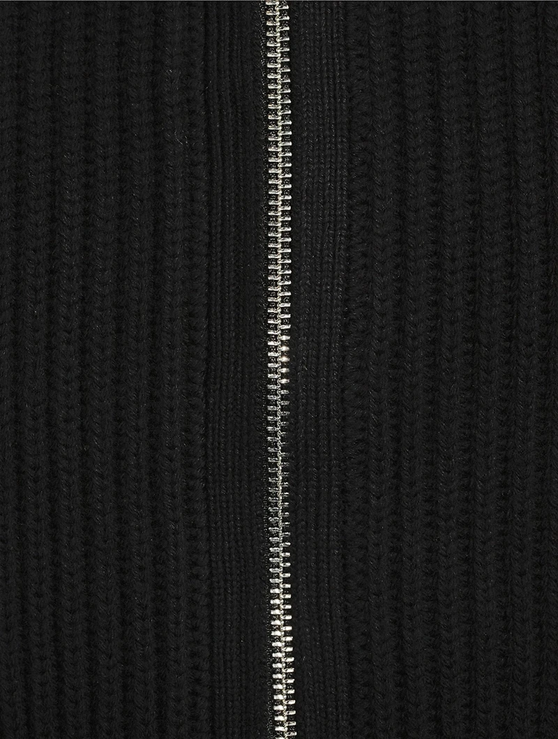 De Safety Wool Zip Sweater