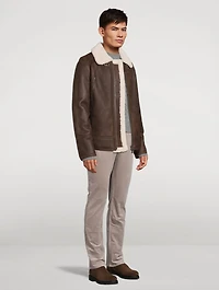 Kane Shearling Bomber Jacket