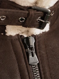 Kane Shearling Bomber Jacket