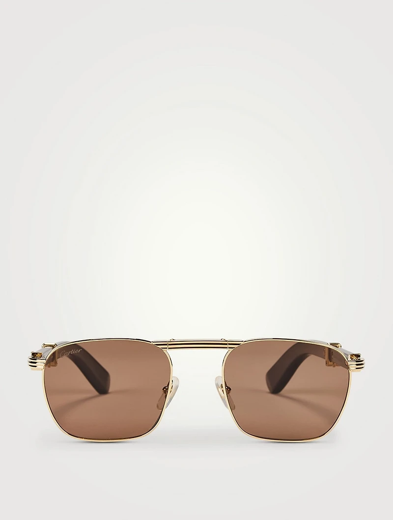 Première De Cartier Aviator Sunglasses