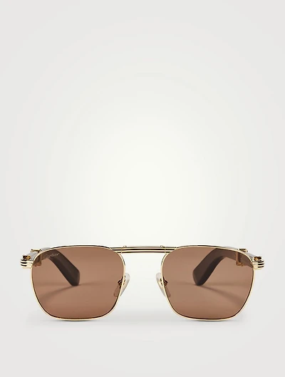 Première De Cartier Aviator Sunglasses