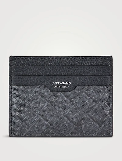 Monogram Leather Card Holder