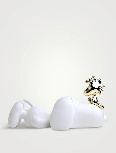 Small Snoopy And Woodstock Figurines