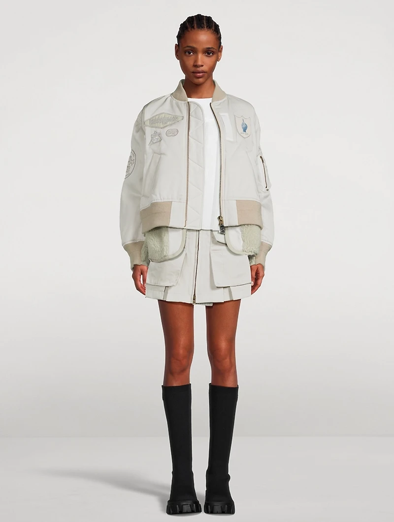 Sacai x Spiewak Cargo Mini Skirt