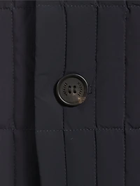 John Mixed-Media Vertical Quilt Blazer