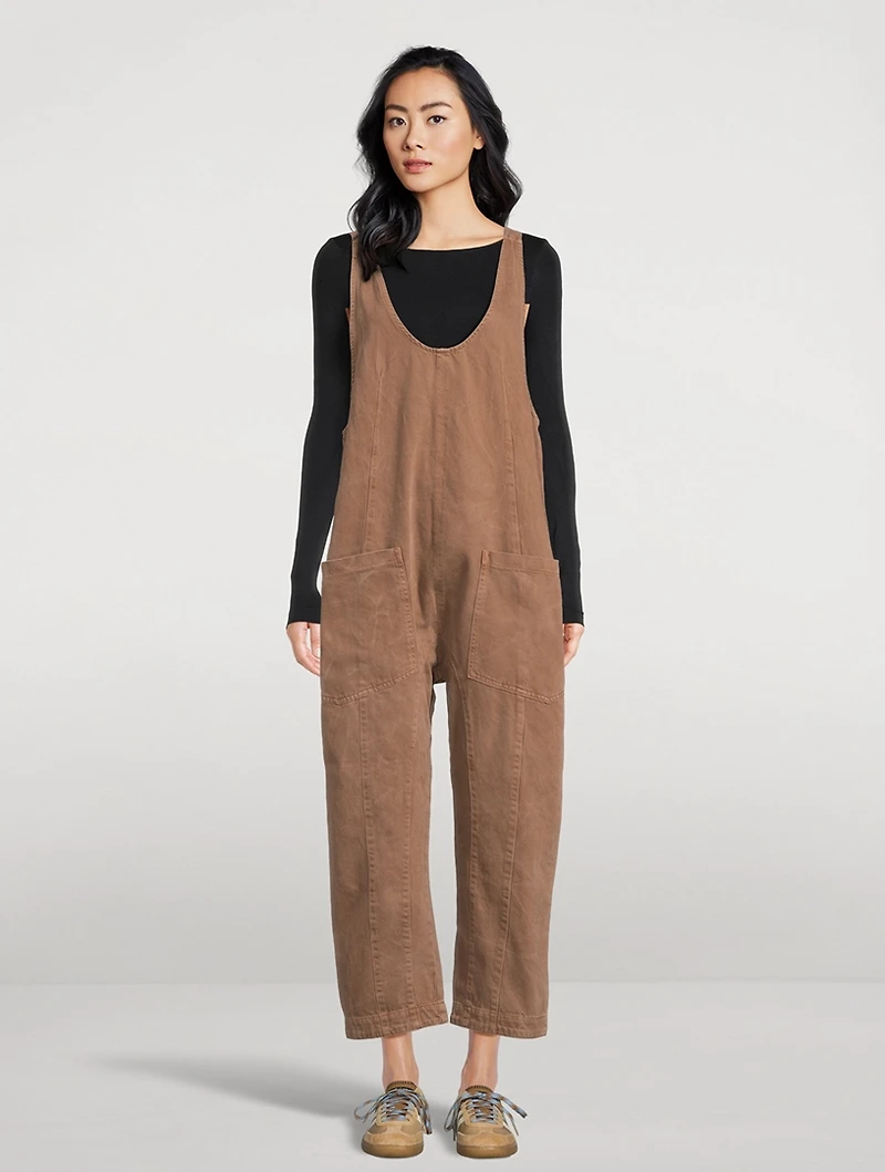 High Roller Denim Jumpsuit