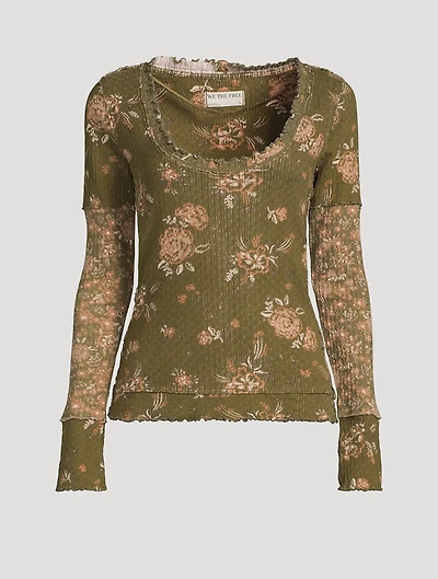 Clover Thermal T-Shirt Floral Print