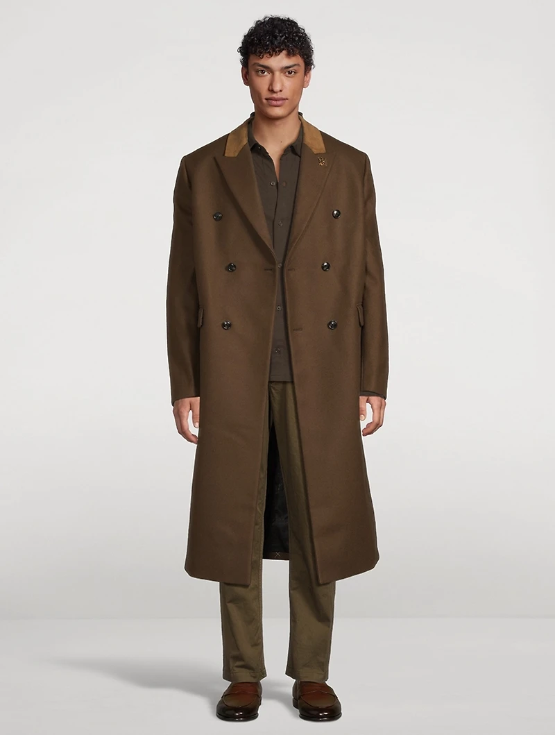 Double-Breasted Overcoat