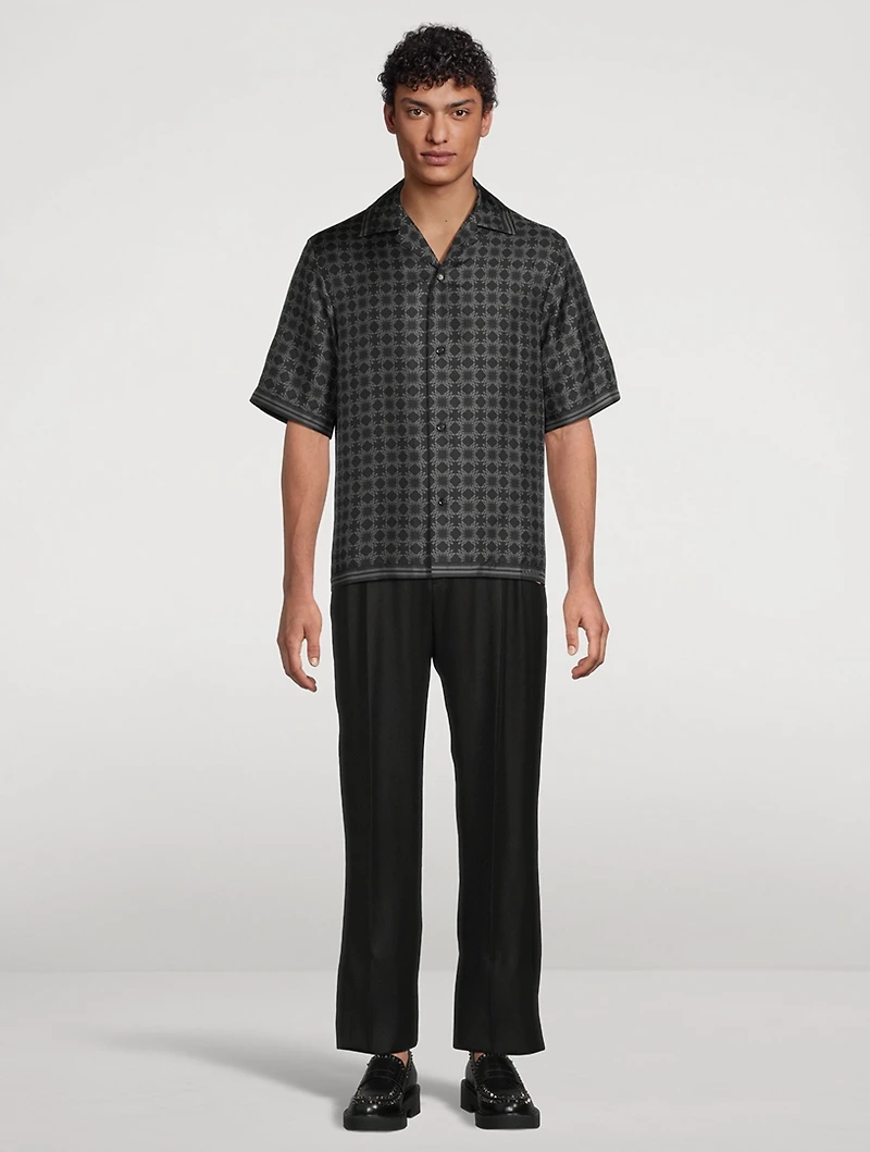 MA Quad Silk Bowling Shirt