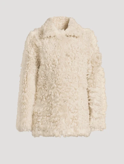 Milky Way Reversible Shearling Jacket