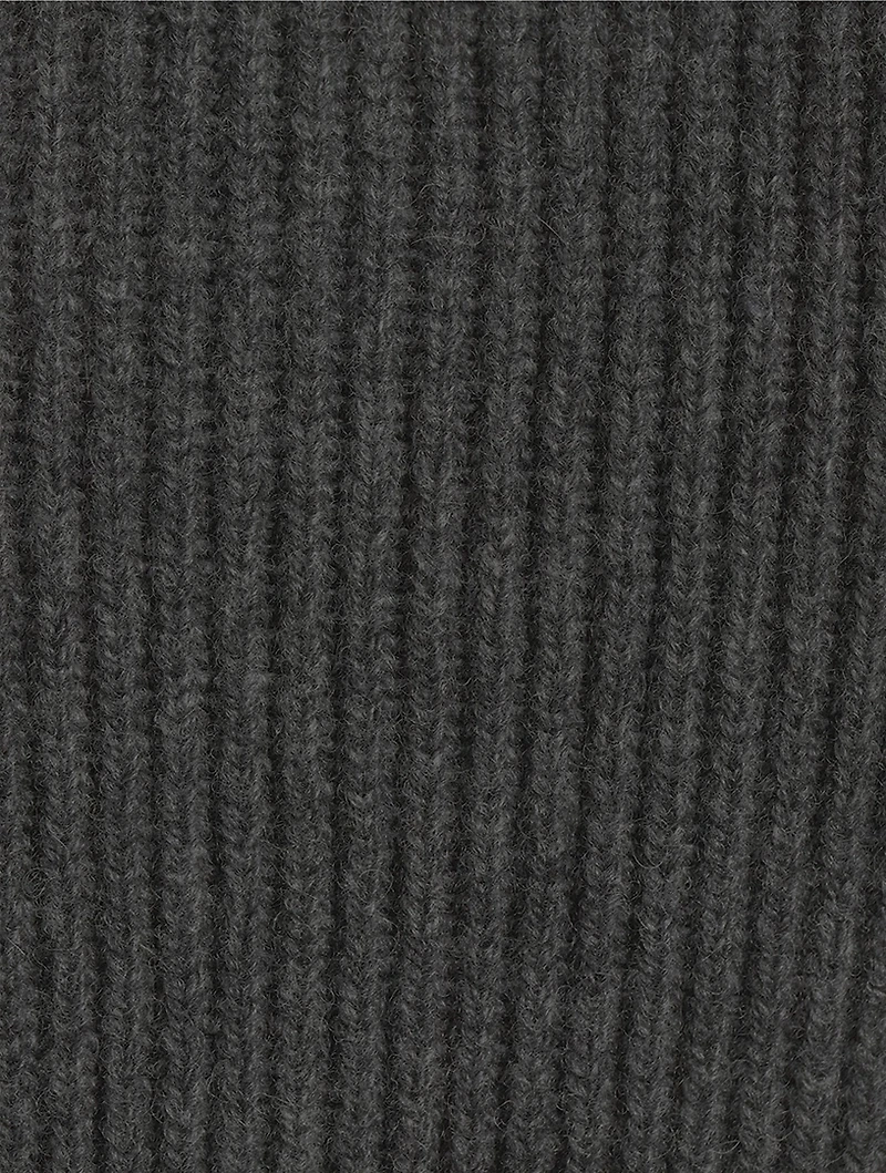 Rib-Knit Mini Dress