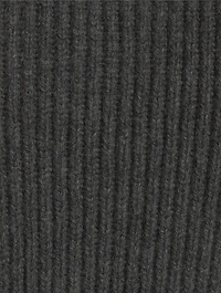 Rib-Knit Mini Dress