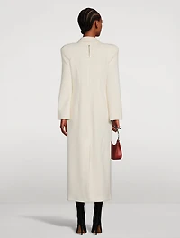 Double-Breasted Wool Cashmere Coat