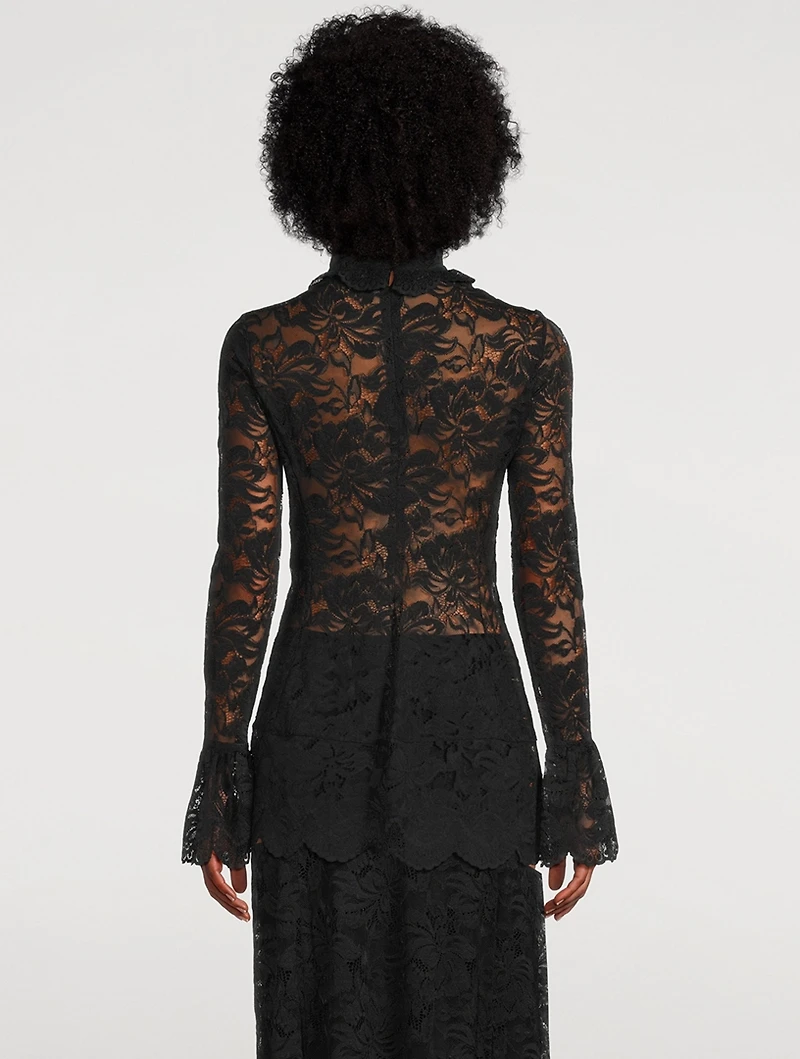 Stretch Lace Blouse