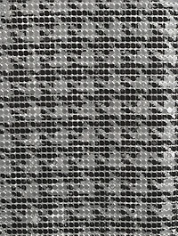 Metal Mesh Houndstooth Mini Dress