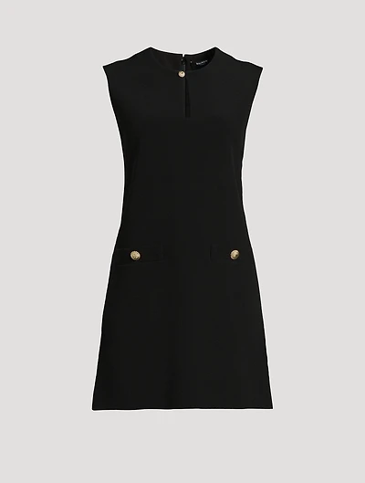 Crêpe Mini Dress