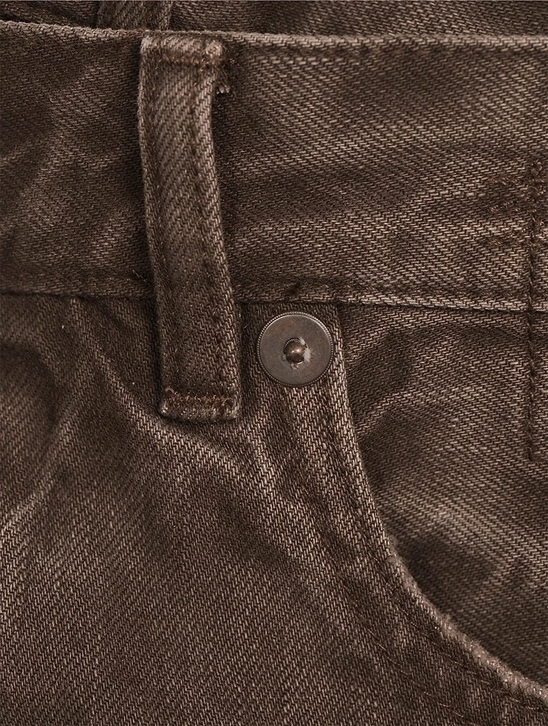 Crossover Wide-Leg Jeans