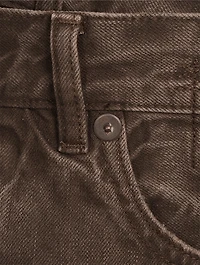 Crossover Wide-Leg Jeans