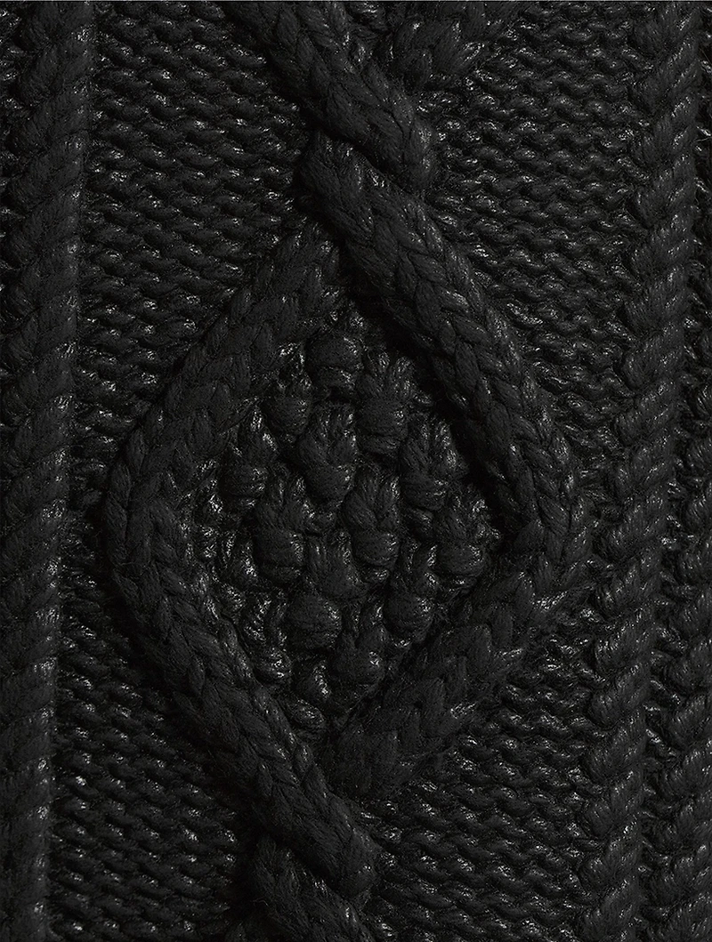 Cable-Knit Sweater Vest