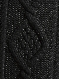 Cable-Knit Sweater Vest