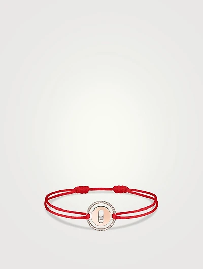 Lucky Move 18K Rose Gold Cord Bracelet