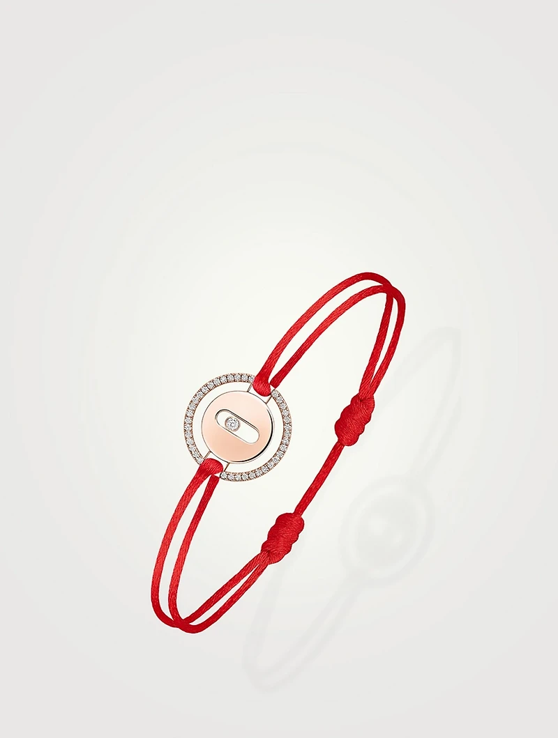 Lucky Move 18K Rose Gold Cord Bracelet