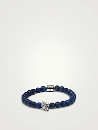 Bohème Sterling Silver Starburst Midnight Kyanite Bracelet With Topaz