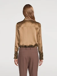 French Cuff Silk Shirt