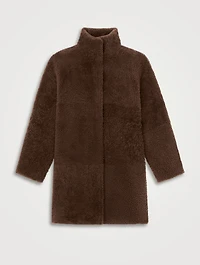 Reversible Shearling Coat