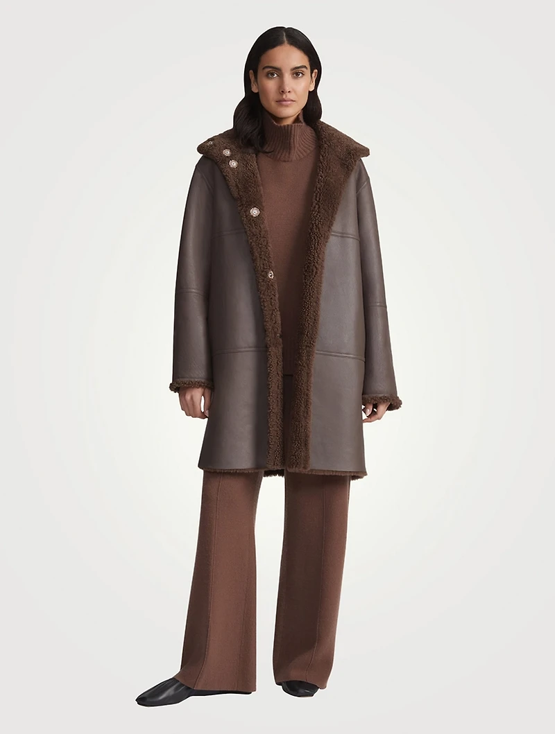 Reversible Shearling Coat