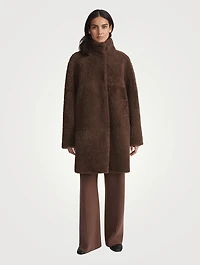 Reversible Shearling Coat