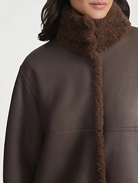 Reversible Shearling Coat