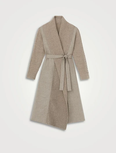 Reversible Flannel And Twill Coat