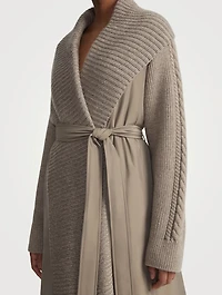 Reversible Flannel And Twill Coat