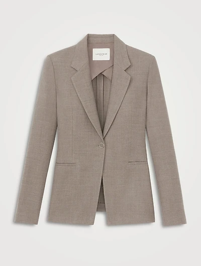 Stretch Wool Blazer