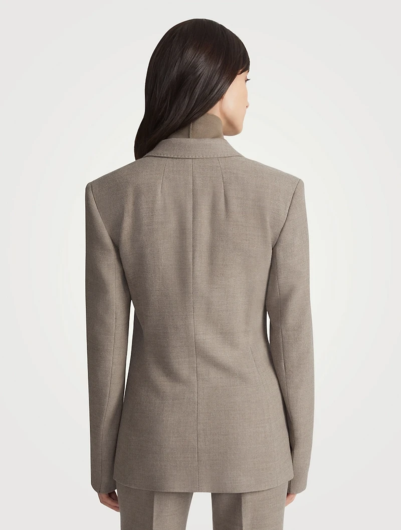 Stretch Wool Blazer