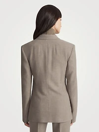Stretch Wool Blazer