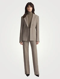 Stretch Wool Blazer