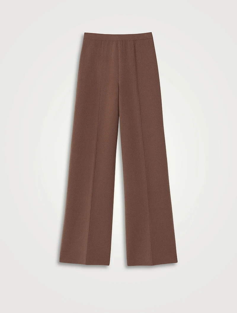 Double-Knit Cashmere Trousers