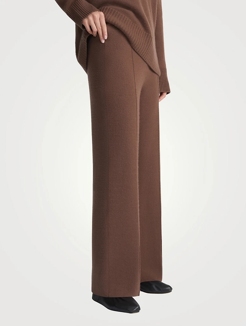 Double-Knit Cashmere Trousers
