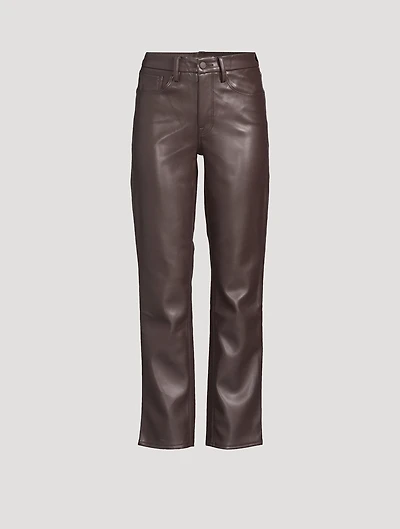 Good Icon Faux Leather Trousers