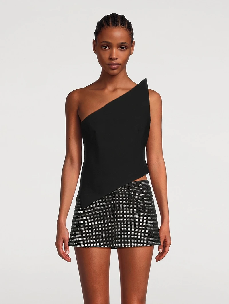 Asymmetric Wool Top