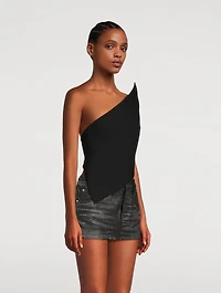 Asymmetric Wool Top