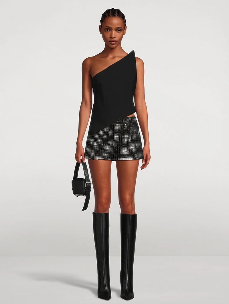 Asymmetric Wool Top